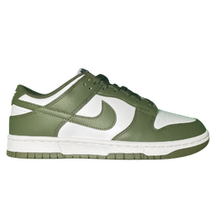 Nike Dunk Low Sneakers / Trainers Olive Green / White