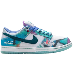 Nike SB Futura x Dunk Low Sneakers / Trainers White / Blue / Purple