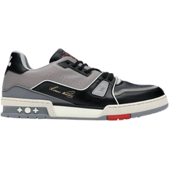 Louis Vuitton Trainer Sneaker Black / Gray / Red