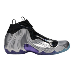 Nike Air Flightposite Sneakers / Trainers Silver / Black / Purple / Blue