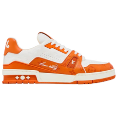 Louis Vuitton Trainer Sneaker Orange / White