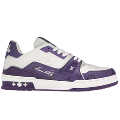 Louis Vuitton Trainer Sneaker Monogram Purple / White