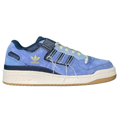 Adidas Originals Forum Sneakers / Trainers Blue / Navy / Dark Blue / White / Brown