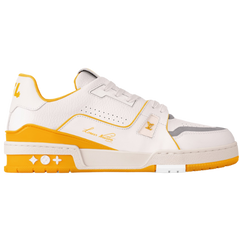 Louis Vuitton Trainer Sneaker White / Yellow / Gray