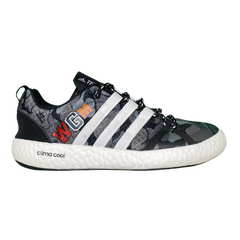 Adidas Terrex CC Boat Sneakers / Trainers Black / Gray / White / Red / Orange