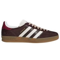 Adidas Gazelle Sneakers / Trainers Wine Red / Red / White / Brown
