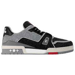 Louis Vuitton Trainer Sneaker Crystal Black / Red / Gray