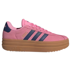 Adidas Gazelle Bold Sneakers / Trainers Pink / Navy / Dark Blue / Brown