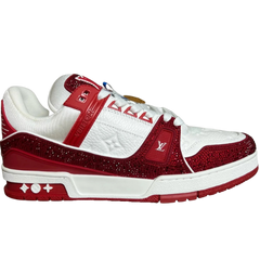 Louis Vuitton Trainer Sneaker Crystal Red