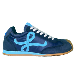 Loewe Ballet Runner 2.0 Sneakers / Trainers Navy / Dark Blue / Baby Blue / Brown