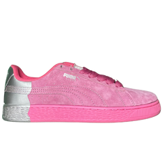 Puma Suede Dance Crew Sneakers / Trainers Pink / Silver