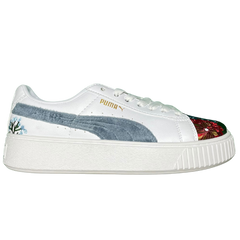Puma Suede Dance Crew Sneakers / Trainers White / Blue / Red