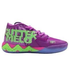 Puma MB.01 LaMelo Trainers / Shoes Purple / Blue / Green