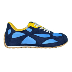 Bottega Veneta Orbit Sneakers / Trainers Navy / Dark Blue / Yellow