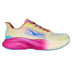 HOKA Mach 6 Sneakers / Trainers Yellow / Pink / Blue / Orange