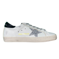 Golden Goose Super-Star Sneakers / Trainers White / Gray / Black / Gold / Silver