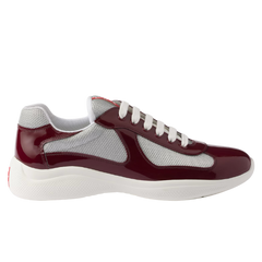 Prada America's Cup Sneakers / Trainers Wine Red / White