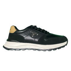 Prada Downtown Sneakers / Trainers Black / White / Brown