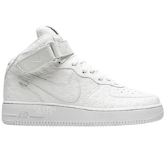 Nike x Louis Vuitton x Virgil Abloh Air Force 1 Mid Sneaker White