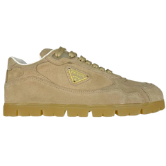 Prada Downtown Sneakers / Trainers Brown / Gold