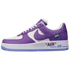 Nike x Louis Vuitton Air Force 1 Low Sneaker Purple / White