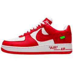 Nike x Louis Vuitton Air Force 1 Low Sneaker Red / White