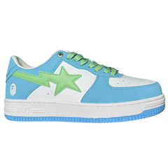 A Bathing Ape Bape Sta Sneakers / Trainers Blue / Green / White