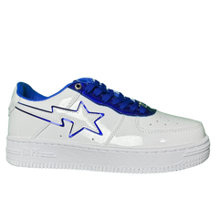 A Bathing Ape Bape Sta Sneakers / Trainers White / Navy / Dark Blue