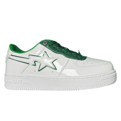 A Bathing Ape Bape Sta Sneakers / Trainers White / Green