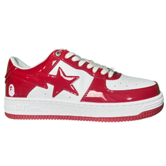 A Bathing Ape Bape Sta Sneakers / Trainers Red / White