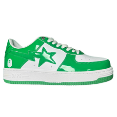 A Bathing Ape Bape Sta Sneakers / Trainers Green / White