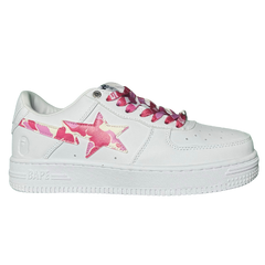 A Bathing Ape Bape Sta Sneakers / Trainers White / Pink