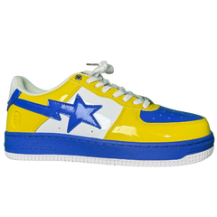 A Bathing Ape Bape Sta Sneakers / Trainers White / Blue / Yellow