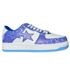 A Bathing Ape Bape Sta Sneakers / Trainers Blue / White