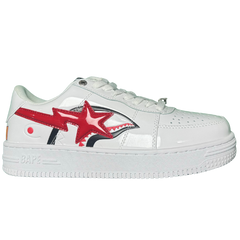 A Bathing Ape Bape Sta Sneakers / Trainers White / Red / Black
