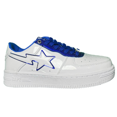 A Bathing Ape Bape Sta Sneakers / Trainers White / Navy / Dark Blue