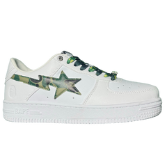 A Bathing Ape Bape Sta Sneakers / Trainers White / Camouflage