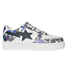 A Bathing Ape Bape Sta Sneakers / Trainers White / Black / Purple / Camouflage