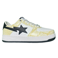 A Bathing Ape Bape Sta Sneakers / Trainers Yellow / White / Black