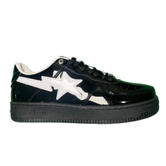 A Bathing Ape Bape Sta Sneakers / Trainers Black / White