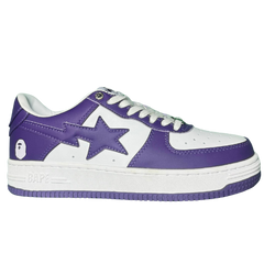 A Bathing Ape Bape Sta Sneakers / Trainers Purple / White