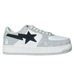 A Bathing Ape Bape Sta Sneakers / Trainers Gray / Black / White