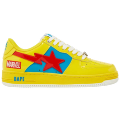 A Bathing Ape Bape Sta X Marvel Sneakers / Trainers Yellow / Blue / Red