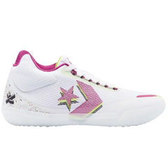 Converse All Star Pro BB Low Trainers / Sneakers White / Pink / Yellow