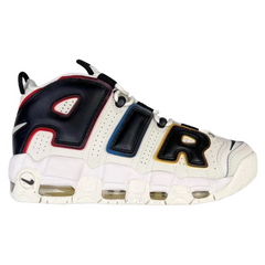 Nike Air More Uptempo Sneakers / Trainers Black / Red / Blue / Yellow / White