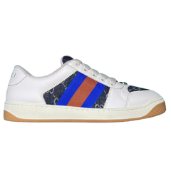 Gucci Screener Sneakers / Trainers White / Black / Blue / Red / Brown