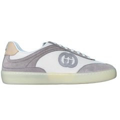 Gucci G75 Sneakers / Trainers Gray / White / Beige / Cream
