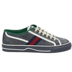 Gucci Tennis 1977 Sneakers / Trainers Gray / White / Red / Navy / Dark Blue / Green