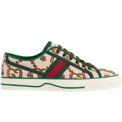Gucci Tennis 1977 Sneakers / Trainers Beige / Cream / Green / Red / White