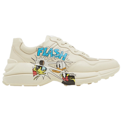 Gucci Donald Duck Rhyton Sneakers / Trainers Beige / Cream / Baby Blue / Black